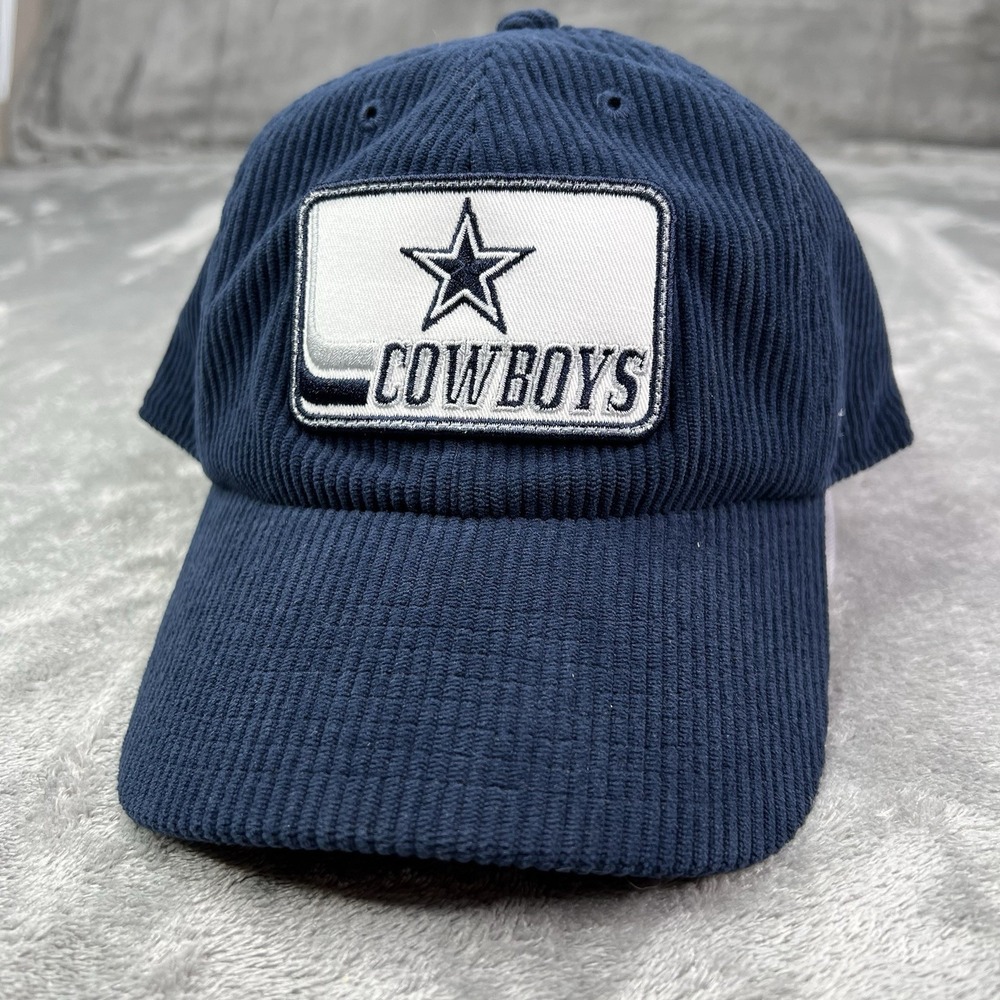 '47 Dallas Cowboys NFL Navy Blue Corduroy Clean Up Adjustable Snapback Hat Cap